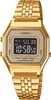 A gold Casio digital watch with a metal band is shown against a white background. Podgląd zdjęcia produktu