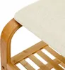 Bambus Schuhregal, Schuhregal aus Bambus mit Sitzbank, Produktbild-Vorschau 4