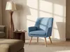 Gepolsterter Sessel blau - OSIMO Produktbild-Vorschau 2
