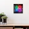 DEQORI Glasuhr 30x30 cm Zahlen 'Playstation Elemente' Produktbild-Vorschau 4