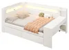 Tweepersoonsbed 140x200 cm met bureau en 2 laden, Productafbeelding-voorbeeld 5