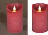 A red LED candle with a flickering flame is shown on a white background. Podgląd zdjęcia produktu