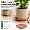 Podstawka pod doniczkę Mira terakota Ø 39cm - okrągła Podgląd zdjęcia produktu 5