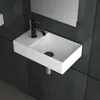 Alpenberger Kleines Waschbecken Eckig | Hängewaschbecken WC Produktbild-Vorschau 1