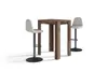 A bar table with two bar stools on a white background. Produktbild-Vorschau