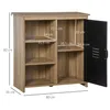HOMCOM Buffet Industriel - Meuble de Rangement sur pied 3 Voir les images du produit 5