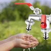 Doppel Auslaufhahn, Wasserhahn Garten, Gartenwasserhähne, Produktbild-Vorschau 8