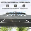 Outsunny Grillpavillon mit LED 240 x 150 x 258 cm Produktbild-Vorschau 4