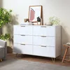 UnboxG Comò a 6 cassetti, bianco, credenza / armadio Anteprima dell’immagine prodotto 6