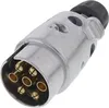 7-poliger Anhänger-Stecker Metall 12V Produktbild-Vorschau 1