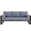 BEAUTYSOFA | VERDINO Gartenmöbel Set Blaugrau – 3-Sitzer Produktbild-Vorschau 6