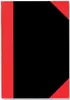 STYLEX 29116 Kladde - A5, kariert, Hardcover, schwarz/rot, Produktbild-Vorschau 1