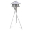 HABAU 2518 Vogelhaus Ottawa mit Silo und Ständer, grau-weiß Produktbild-Vorschau 1