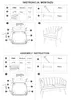 Fotel estel kremowy welur, podstawa złoty Podgląd zdjęcia produktu 7