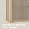 K-Möbel Hängevitrine Glas in Buche (80x60x25 cm) mit 2 Produktbild-Vorschau 6