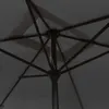 vidaXL Parasol avec mât métallique 300 x 200 cm Anthracite Voir les images du produit 11