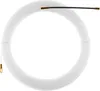 A coiled white cable with black and gold connectors. Produktbild-Vorschau