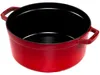 Staub La Cocotte 26cm ronde, Cerise-rouge, Fonte Voir les images du produit 12