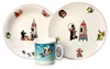 Set pour enfants, Taupe et fusée, porcelaine Thun, 3 pièces Voir les images du produit 3