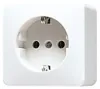 JG Schuko-stopcontact 620AWW AP600, 1-voudig, alpinwit Productafbeelding-voorbeeld 1