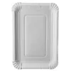 PAPSTAR piatto di carta "puro" quadrato 180 x 260 mm bianco Anteprima dell’immagine prodotto 2