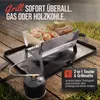 ovicue Grill groß L | Mobiler Steck-Gasgrill – Tragbarer Produktbild-Vorschau 3