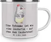Mr. & Mrs. Panda Emaille Tasse Hebamme Magie - Grau Pastell Produktbild-Vorschau 3