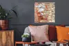 MuchoWow® Poster Farbe - Ziegel - Wände 50x50 cm - Produktbild-Vorschau 2