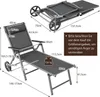 GOPLUS Liegestuhl Outdoor, klappbare Sonnenliege mit 2 Produktbild-Vorschau 5