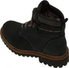 A black leather boot with a brown sole is shown against a white background. Anteprima dell’immagine prodotto