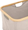 Wäschekorb "tidy box" 54l faltbar grau - 5 five simply Produktbild-Vorschau 3