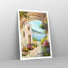 Poster - Poster ohne Rahmen - Haus Santorini Blumen - Produktbild-Vorschau 7