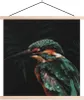 MuchoWow® Textilposter Eisvogel - Vogel - Grün 120x120 cm Produktbild-Vorschau 1