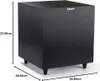 Subwoofer Klipsch R-8SW, 20cm Woofer, 150W, Noir Voir les images du produit 4
