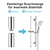JOHO Colonna Doccia Asta Doccia 70cm in Acciaio Inox, Set Anteprima dell’immagine prodotto 3