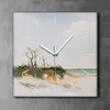 Coloray Uhr auf Leinwand 30x30 cm Wand Uhr Dekoration Produktbild-Vorschau 2