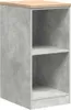 vidaXL Armoire de rangement pour le garage Pin massif gris Voir les images du produit 1