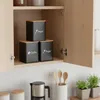 Relaxdays Vorratsdosen, 3er Set, Kaffee, Tee, Zucker, Produktbild-Vorschau 5