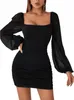 Elegantes Kleid - Damen - Modisches Abendkleid - Minikleid Produktbild-Vorschau 5