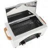 A high-temperature sterilizer with its lid open, showing the interior tray. Voir les images du produit