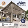 CASARIA Pavillon de jardin taupe Voir les images du produit 2