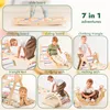5-in-1 Montessori Klettergerüst Indoor aus Holz mit Rutsche Produktbild-Vorschau 2