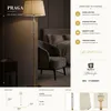 Lampada da Terra Praga Glam 165cm - Piantana in metallo Anteprima dell’immagine prodotto 13