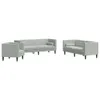vidaXL 3-tlg. Chesterfield-Sofa-Set mit Nackenrollen Produktbild-Vorschau 1