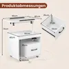 Table de chevet COSTWAY avec station de charge et Voir les images du produit 3