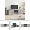 The Living Store TV-Schrank Grau Sonoma 120x34x37 cm Produktbild-Vorschau 1