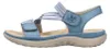 Rieker Sandalen Plat  Sandalen Plat - blauw - Maat 38 Productafbeelding-voorbeeld 18