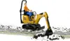 Mikrokoparka Bruder JCB 8010 CTS i robotnik budowlany Podgląd zdjęcia produktu 17