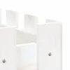 vidaXL Hochbeet Lattenzaun-Design Weiß 150x30x30 cm Produktbild-Vorschau 6
