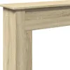 vidaXL Obudowa kominka dąb sonoma 75x20x87,5 cm materiał Podgląd zdjęcia produktu 7